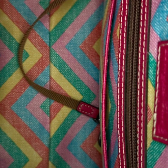 Dooney and Bourke Blue Pebbled Leather Satchel or Crossbody - Picture 7 of 7